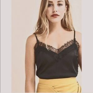 Dynamite Lace Cami in Black XS